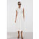 Mango linnen blousejurk ecru