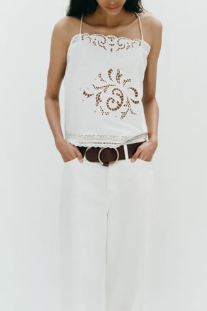 top broderie wit