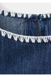 thumbnail: Mango top dark blue denim
