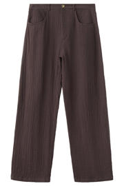thumbnail: Mango barrel regular waist broek bruin