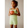 Mango Kids casual short limegroen
