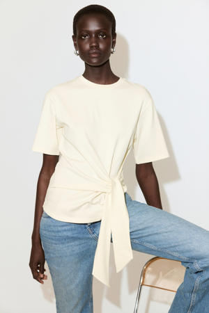 T-shirt lichtgeel