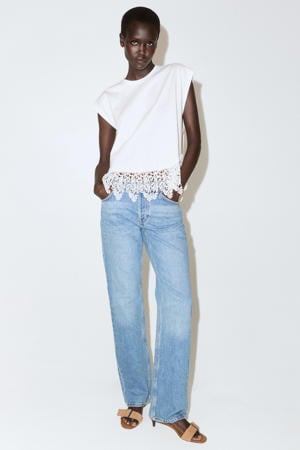 top broderie wit