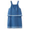 Mango Kids korte jurk blauw
