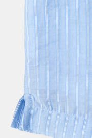 thumbnail: Mango straight regular waist gestreepte casual short lichtblauw