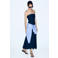 Mango zomerjurk dark blue denim