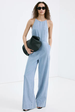 jumpsuit light blue denim