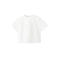Mango Kids blousetop met textuur wit