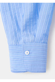 thumbnail: Mango blouse met krijtstreep lichtblauw