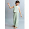 Mango Kids mouwloze top mintgroen
