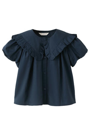 blousetop donkerblauw