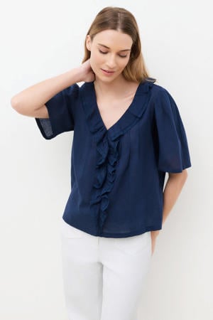 top donkerblauw