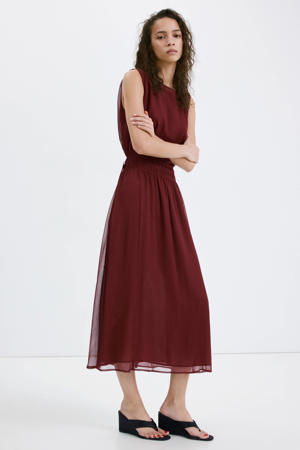 zomerjurk donkerrood