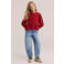 WE Fashion blouse met ruches - rood