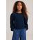 WE Fashion blousetop - donkerblauw