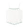 Mango Kids mouwloze top wit