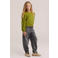 WE Fashion blousetop - olijfgroen
