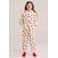 WE Fashion onesie met print - ecru/rood