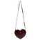 WE Fashion imitatieleren tas - donkerrood