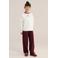 WE Fashion sweater met backprint - ecru