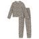 WE Fashion pyjama met panterprint - beige/bruin