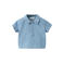 Mango Kids polo light blue denim