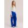 WE Fashion loose fit gestreepte joggingbroek - blauw