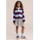 WE Fashion mini plooirok met plooien - zilver