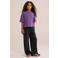 WE Fashion wide leg sweatpants - antraciet