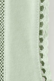 thumbnail: Mango top met ingebreid patroon groen