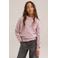 WE Fashion gebreide trui met wol - oudroze