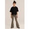 WE Fashion oversized T-shirt - zwart
