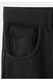 thumbnail: Mango straight regular waist broek zwart