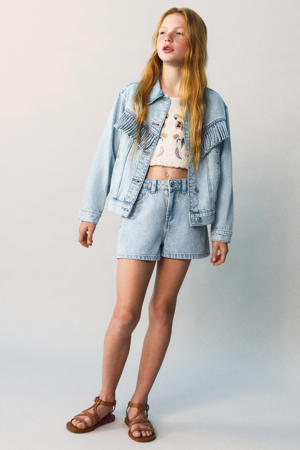 spijkerjas light blue denim
