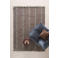 Studio LIVIT rechthoekige juten gestreepte vloerkleed Azra 230x160 cm - blauw/rood/offwhite