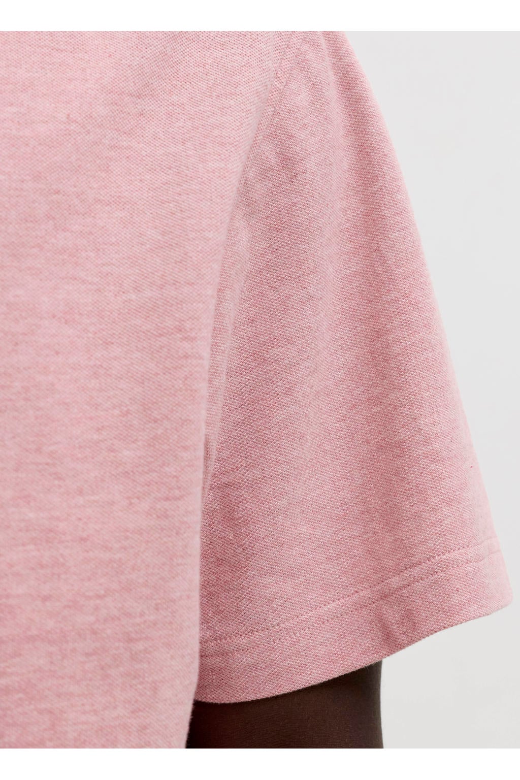 Roze heren JACK & JONES PREMIUM slim casual overhemd van katoen met effen, korte mouwen en button down sluiting