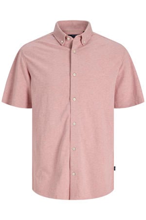 slim casual overhemd roze