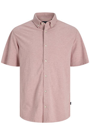 slim casual overhemd roze
