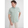 JACK & JONES PREMIUM slim casual overhemd groen