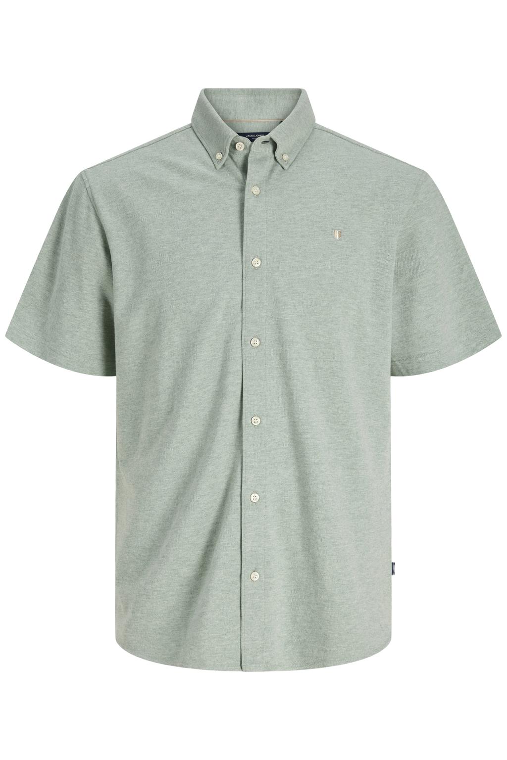 JACK & JONES PREMIUM slim casual overhemd groen