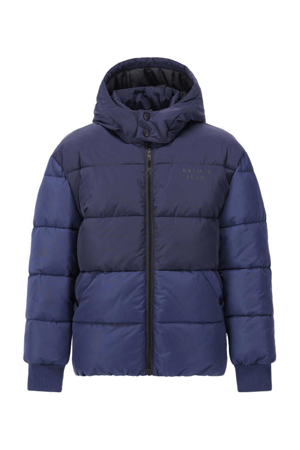 Retour Jeans pufferjas - donkerblauw