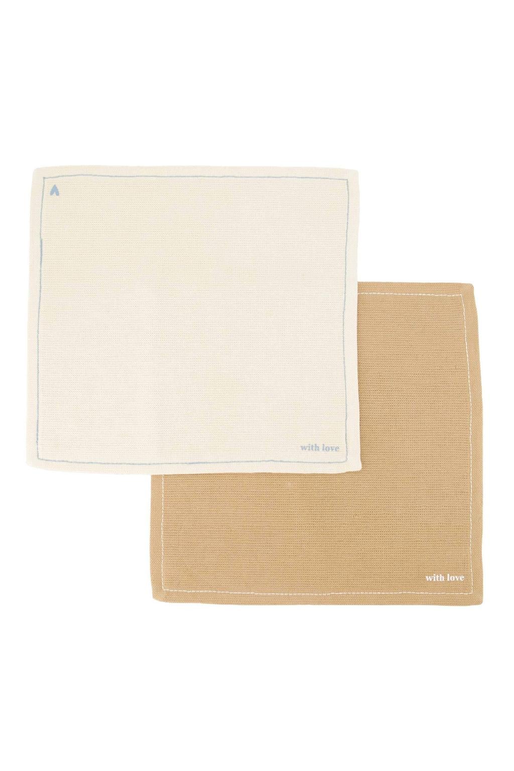Zusss vaatdoek With Love (set van 4)