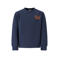 Retour Jeans rechtvallende sweater met backprint - indigo blauw