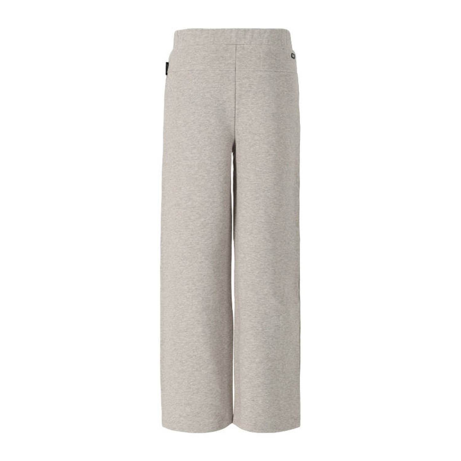 Retour Jeans wide leg joggingbroek grijs