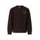 Retour Jeans rechtvallende sweater met backprint - chocoladebruin