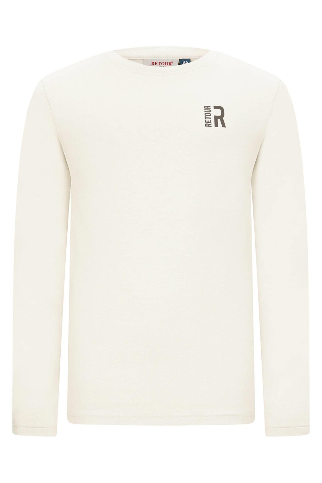 Retour Jeans rechtvallende longsleeve - wit