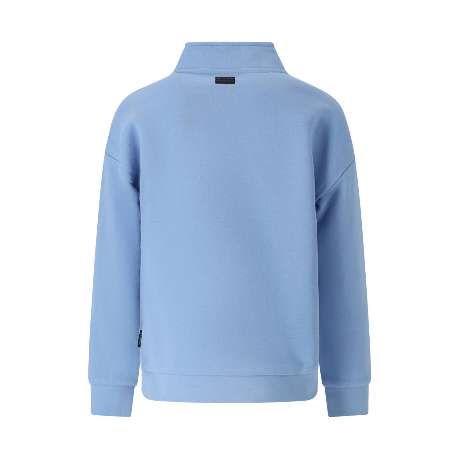 Retour Jeans rechtvallende sweater met print lichtblauw