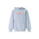 Retour Jeans boxy hoodie met backprint - lichtblauw