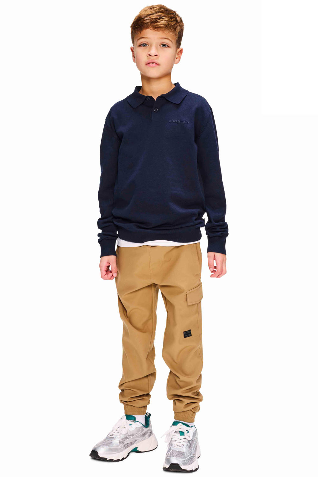 Retour Jeans junior gebreide trui - donkerblauw