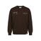 Retour Jeans sweater met backprint - donkerbruin